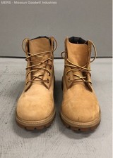 Timberland 6-Inch Premium Waterproof Wheat Nubuck Boots Size 5