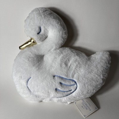 Target Bullseye, New, Plush Swan Pillow with Gold Beak, Spring, Easter 2025