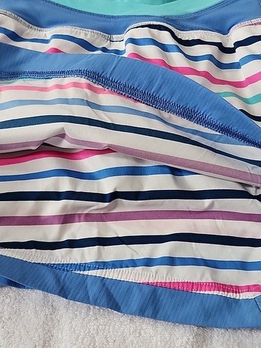 Ivivva By Lululemon Girls Striped Skort Size 14 Preowned - Picture 3 of 9