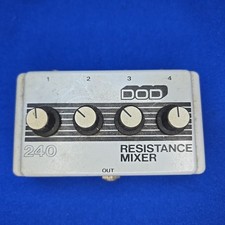 Vintage DOD 240  4 Channel Resistance Mixer  Guitar / Base  Made in USA