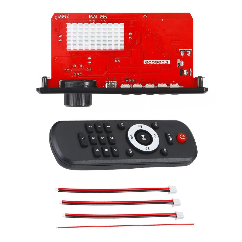 Versatile MP3 Decoder W/Radio Antenna Bluetooth 5.0 USB/TF/FM/Headphone Support - Image 3 of 4