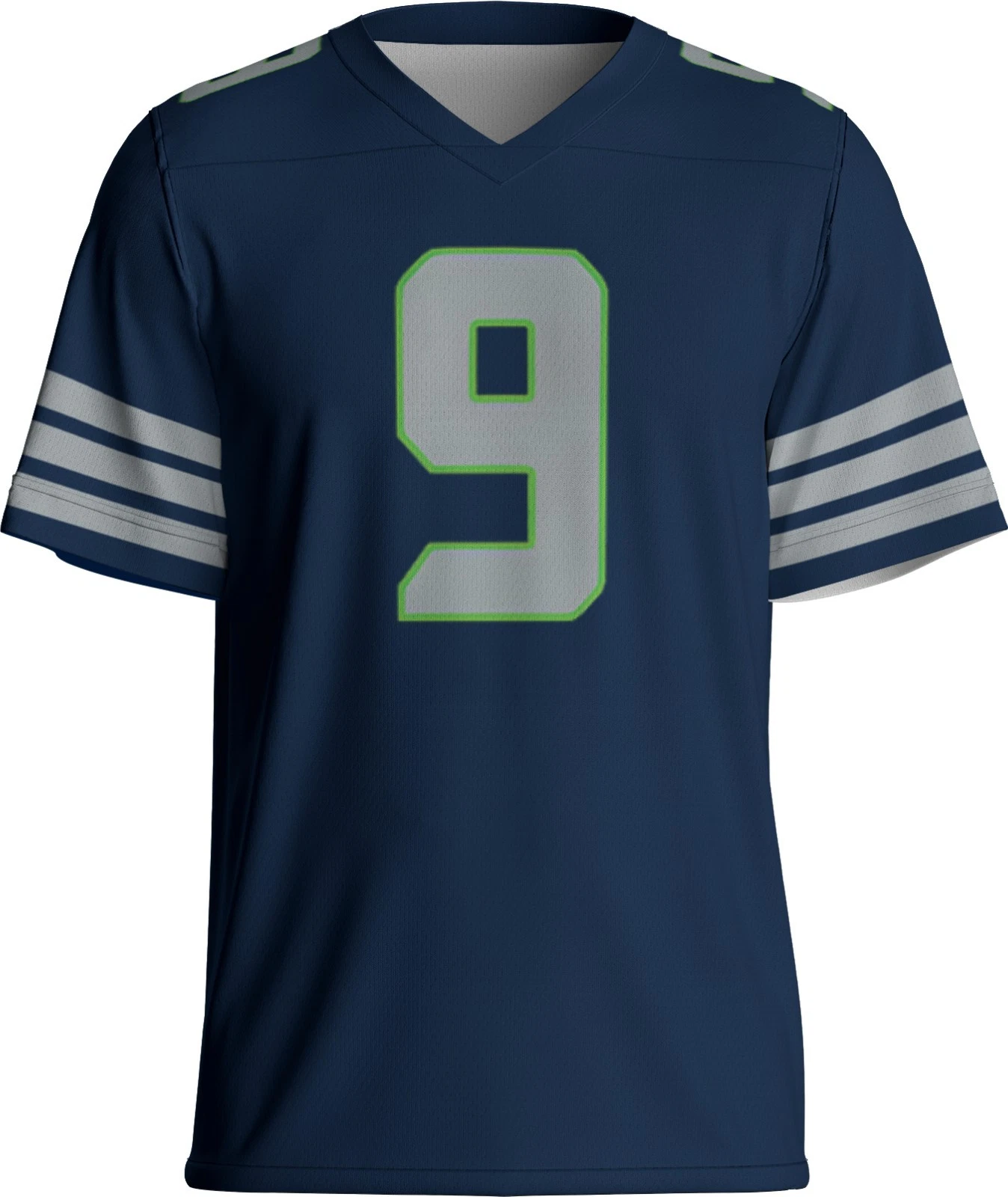 UNSIGNED CUSTOM Sewn Stitched Kenneth Walker III Jersey - Size S to 5XL