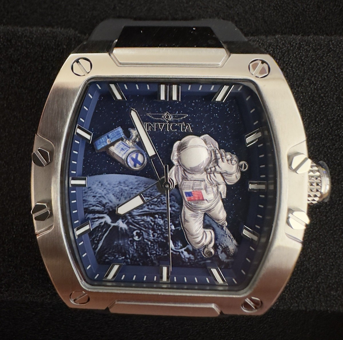 🔥RARE🔥Invicta S1 Rally ARTEMIS II USA 🇺🇸 MOONLANDER EXPEDITION