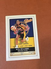 2002 Fleer Authentix WNBA - Rita Williams #100 Indiana Fever