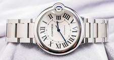 Cartier Ballon Bleu 36mm Automatic Steel Bracelet Roman Numerals W6920046 4