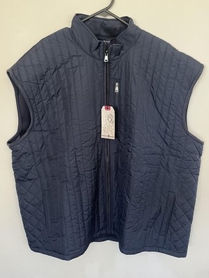 Raging Bull Vest Mens 5XL Navy Quilted Padded Bodywarmer Outdoor Gilet Casual
