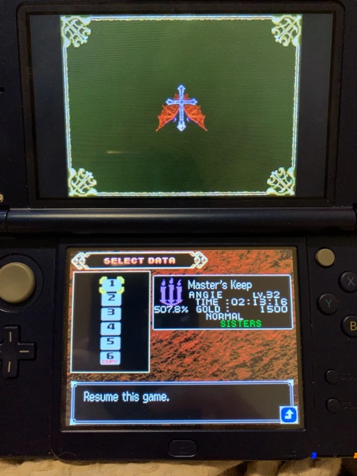 Castlevania: Portrait of Ruin (Nintendo DS, 2006, Konami) NO Label but SAVES - Image 4 of 4