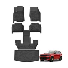 Floor Mats For Jeep Grand Cherokee L 6-Seater 2021-2026 - TPE