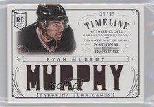 2013-14 Panini National Treasures Rookie Timeline 39/99 Ryan Murphy #RT-RMP 5x8