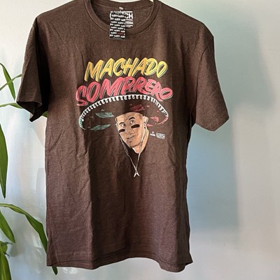Manny Machado Sombrero T-shirt NEW San Diego Padres Playoffs Sz Medium