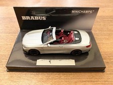 Minichamps 1/43 Brabus 850 S-Class Cabriolet Silver Mercedes AMG S63 New