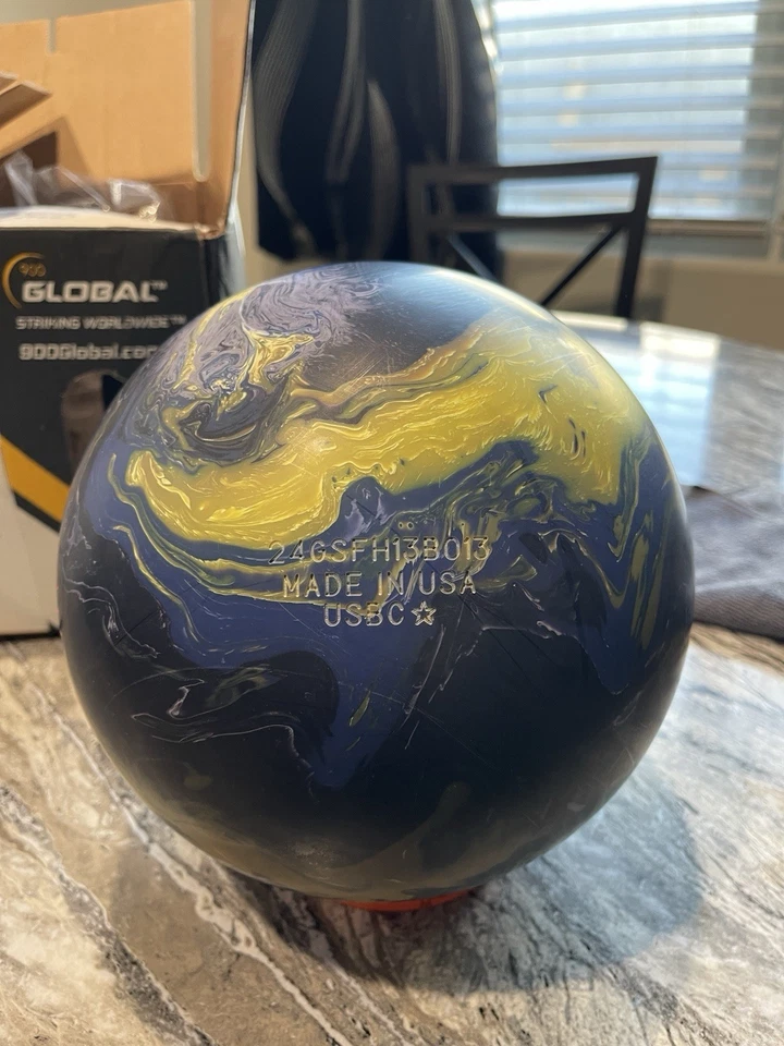 ¡¡¡Bola de boliche Global Sublime Focus 14 lb 900!!! ¡¡Increíble estado!! 1ª Calidad Foto 3 de 4