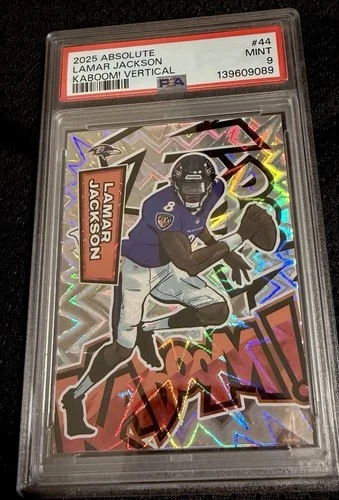 2025 Panini Absolute Lamar Jackson Base (PSA 9)