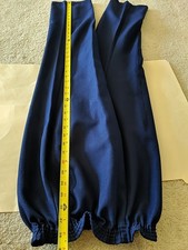 Blair Women's Pants Elastic Waist Navy Blue