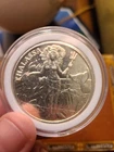 1 oz Fine Silver .999 Thalassa "Goddess of Sea" Trident Silver Beautiful Round