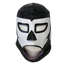 El Generico Sami Zayn Semi Pro Mask Black White Lucha Libre Wrestling Mask CMLL
