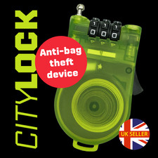 CITYLOCK strong retractable lightweight lock for bikes, bags and luggage. 