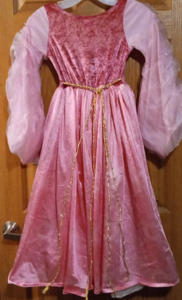 Vintage LILLIAN VERNON PRINCESS RAPUNZEL  DRESS UP Girls Size 8 10  COSTUME !! - Image 2 of 4