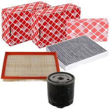 FEBI FILTER INSPEKTIONSPAKET passend für SKODA FABIA 6Y VW POLO 9N SEAT IBIZA 3