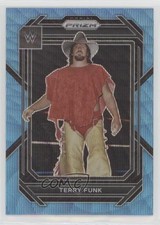 2023 Panini Prizm WWE Blue Wave Prizm Terry Funk #114 0f4i