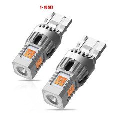 Auxito 7440 T20 24smd 7443 Signal Amber Turn Led Light Bulb Indicator Set 2-20x