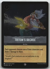 Triton's Decree foil Common Ursula's Return 199/204 NM