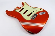 MJT Official Custom Vintage Aged Nitro Guitar Body Mark Jenny VTS Tangerine Comp