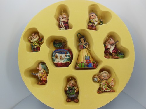 Disney Traditions Jim Shore Holiday Christmas Ornaments Snow White Seven Dwarfs - Picture 3 of 24