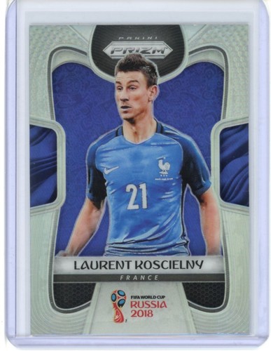 Laurent Koscielny [Silver Prizm] #81 2018 Panini Prizm World Cup card
