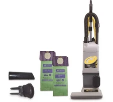 ProTeam 107252 Proforce 1500XP Upright Vacuum Cleaner with On-Board Tools Gray