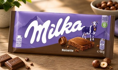 Milka Noisette Schokolade 3x 90g Tafel Nusscreme Set
