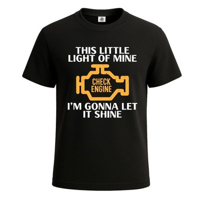 Check Engine Light Racer Drifter Racing Drift T-Shirt für Herren Neuheit Tee Top