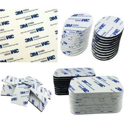 Black & White 3M EVA Foam Pads Self Adhesive Double Sided Mounting Sticky Tape