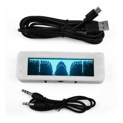 OLED Music Spectrum Display Analyzer Audio Level Indicator VU METER 2025 3.12in 