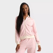 Adidas Originals Beckenbauer Classic Womens Track Top Jacket JX6480 Pink White M