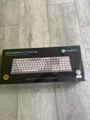 Keychron C2 Pro 8K Full Size Mechanical Keyboard #1 New