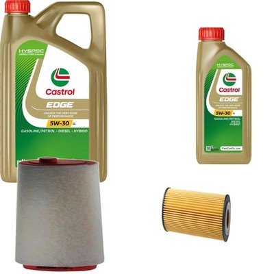 Inspektionspaket Castrol EDGE Titanium 5W-30 LL 6L für BMW 3er Touring 320d