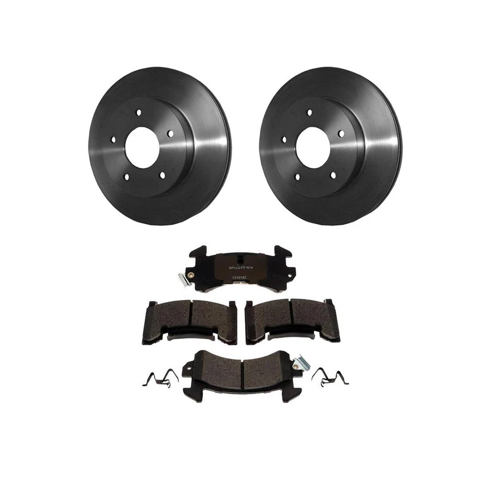 Rotores de freno traseros + pastillas de freno de cerámica y herrajes para Pontiac Firebird 1979-1981 Foto 4 de 4