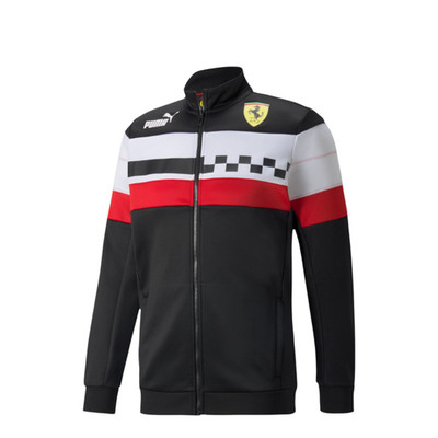 Puma Men's Scuderia Ferrari Race SDS Track Jacket 533726 01 Black - NEW W/TAGS