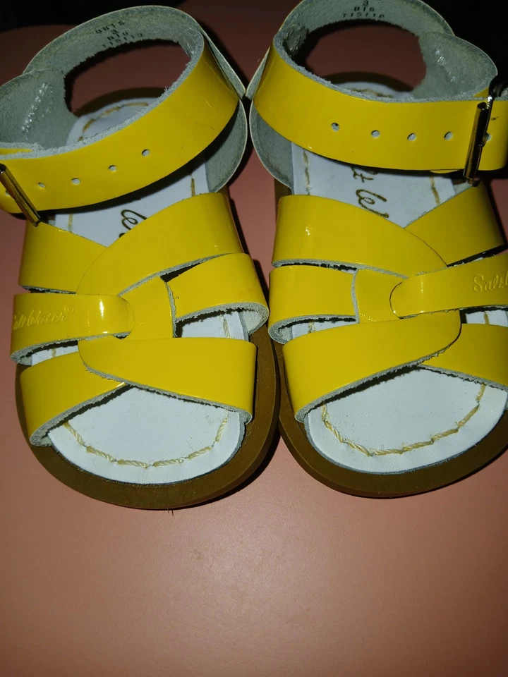 Salt Water Baby Sandles Yellow - Image 2 of 4