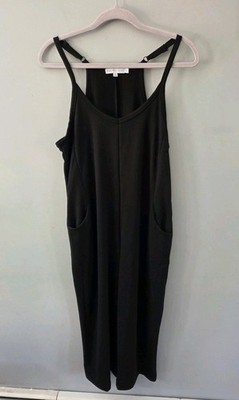 Sincerely Jules  Black Hot shot Jumpsuit Romper Slouchy Harem Boho Size Small 