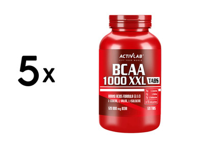 5 x Activlab BCAA 1000 XXL (120) (60,99 EUR/kg)