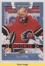 2017-18 Upper Deck Compendium Rookies Blue David Rittich #857 READ 2u9