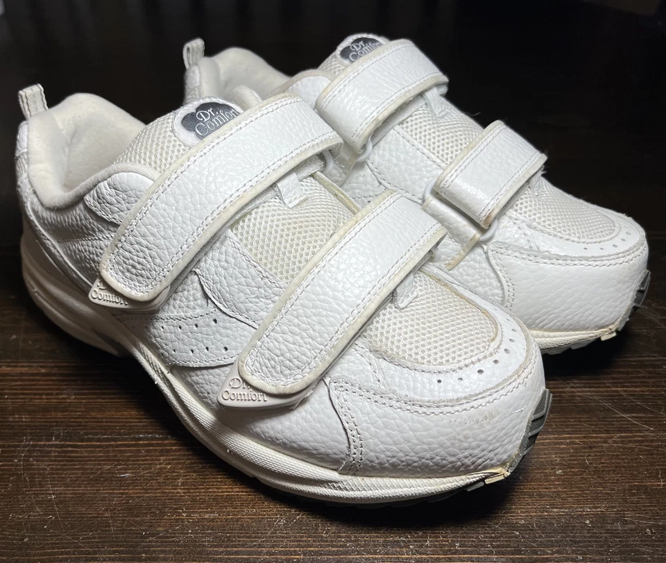 Dr. Zapatos terapéuticos para diabéticos Comfort Winner-X Depth de cuero blanco para hombre 8,5 W Foto 2 de 4