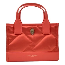 Kurt Geiger London Extra Small Recycled Square Shopper Tote Bag - Salmon