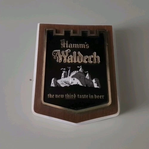 Hamms Waldech Beer Sign Vintage 1960s