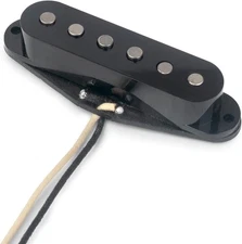 StewMac Alnico 5 Single-coil Pickup, Middle position, Black Exposed Coils