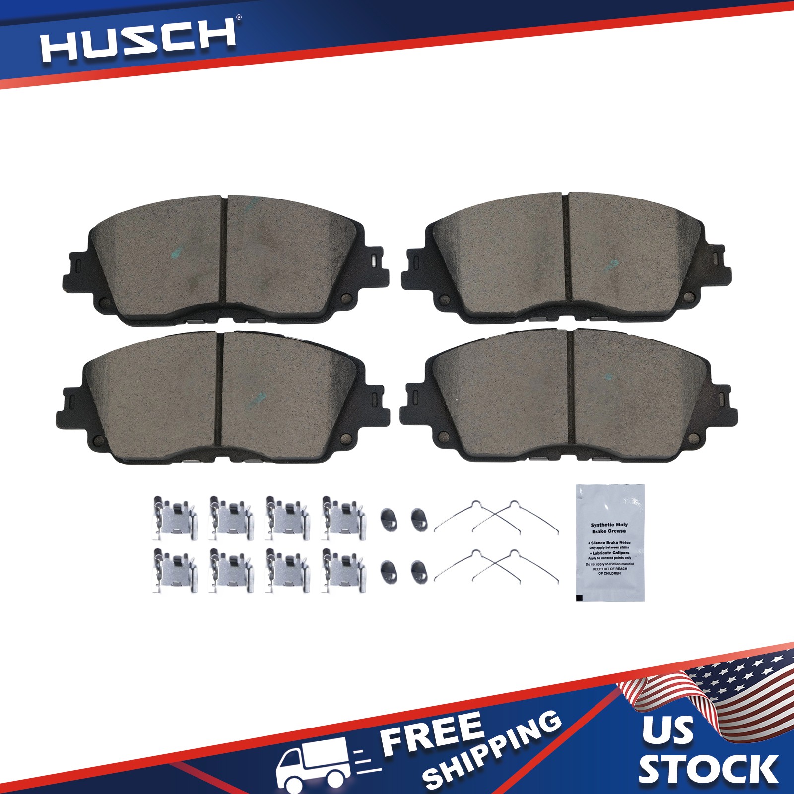 Front Performance Ceramic Brake Pads for Lexus UX300H & Toyota RAV4/Venza