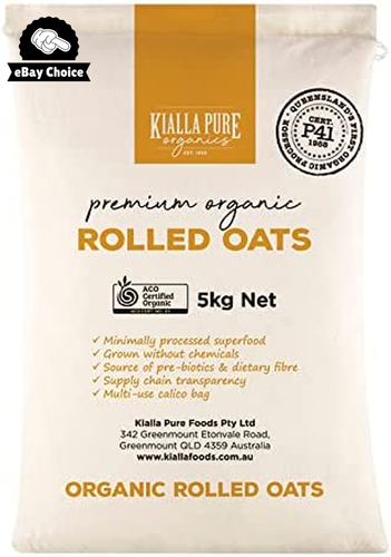Organic Rolled Oats 5 Kg, Multicolor - Picture 5 of 12
