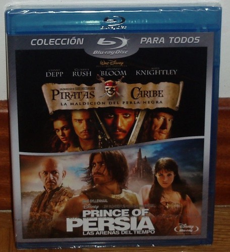 Pirates Of Caribbean-Prince Persia 2 Bluray New Sealed Aventuras R2 - 第 1/1 張圖片